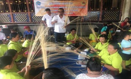 Pelatihan pembuatan Ingke 