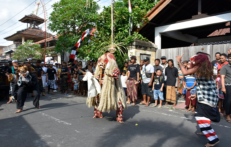 Parade Ngelawang Desa Sumerta Kauh