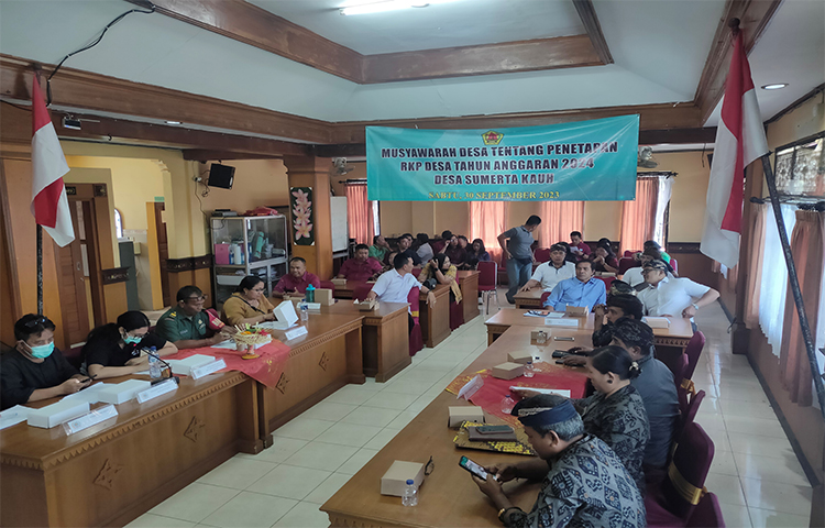 Musyawarah Desa Tentang Penetapan RKP Desa Tahun Anggaran 2024