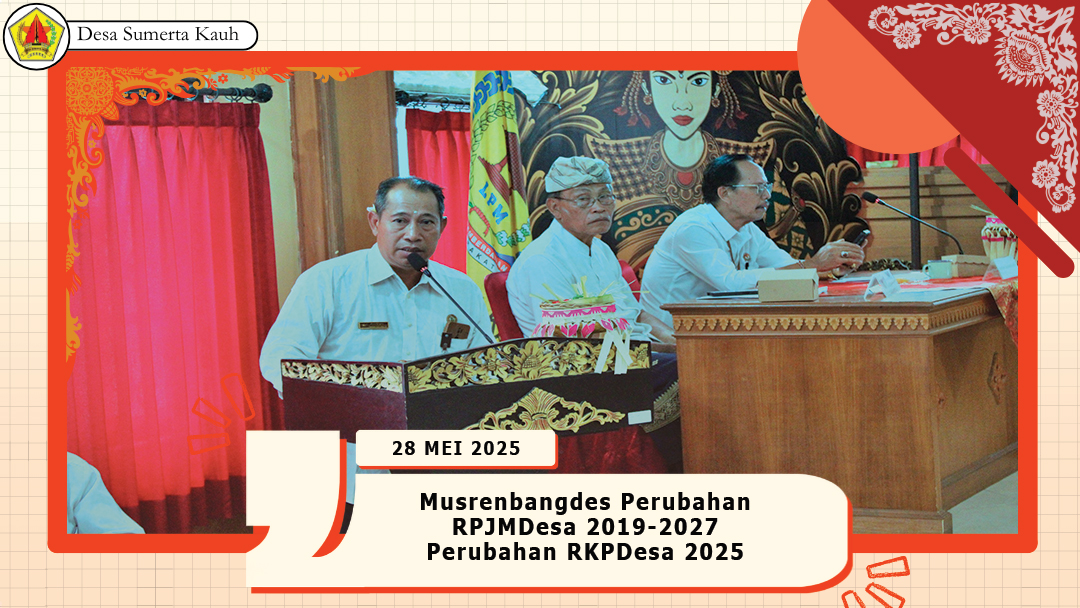 Musrenbang Perubahan Rencana Pembangunan Jangka Menengah