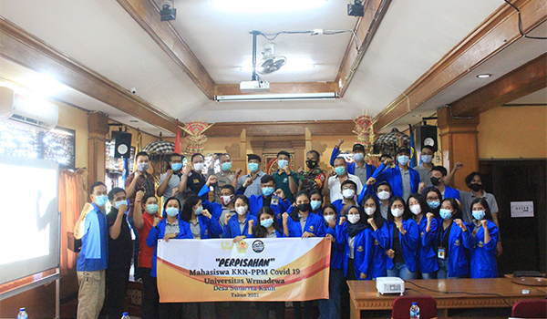 Pelepasan Mahasiswa KKN Warmadewa 2021