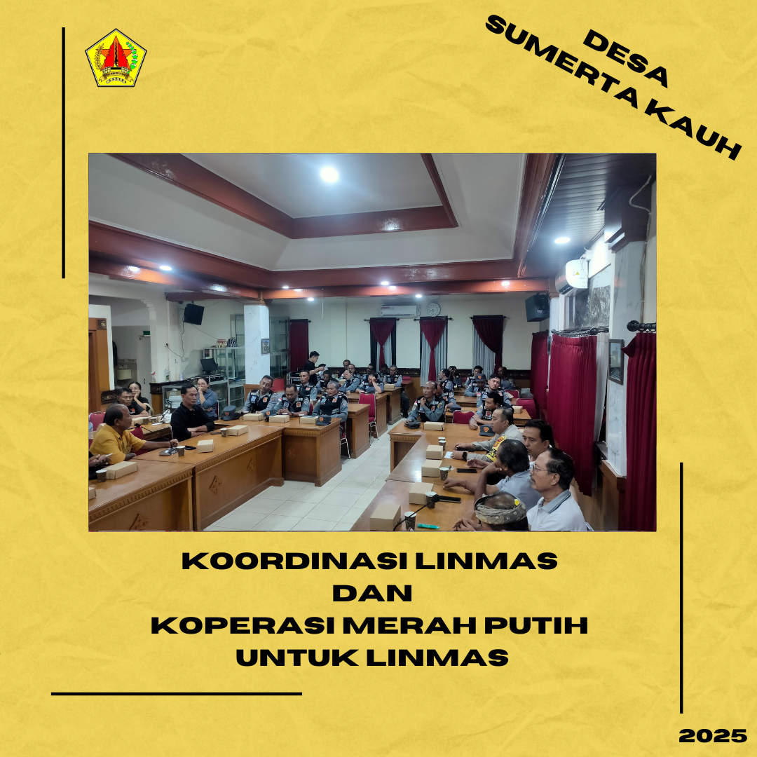 Rapat Koordinasi Linmas Dan Koperasi Merah Putih Untuk Linmas