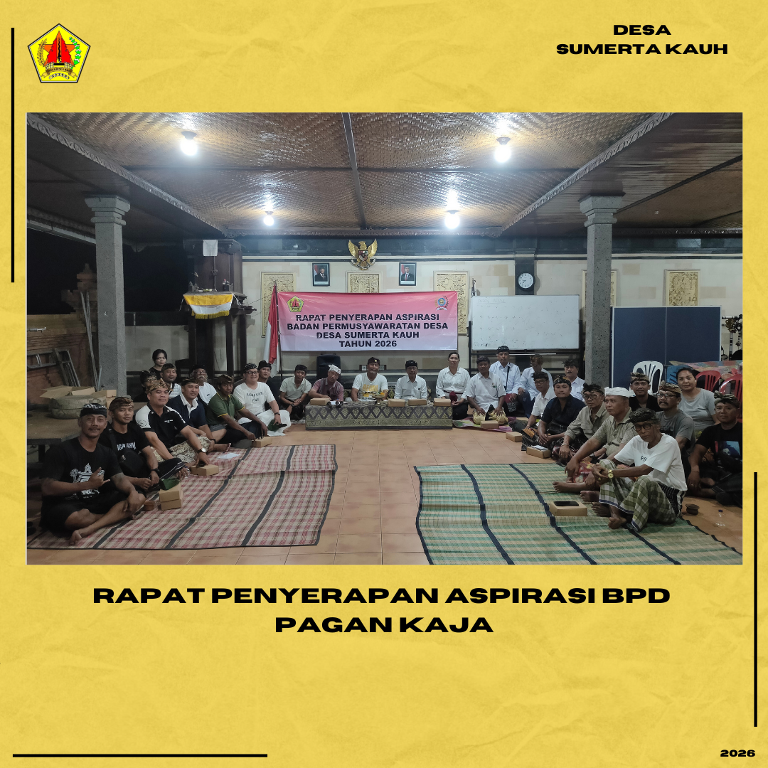 Rapat Penyerapan Aspirasi BPD Pagan Kaja 