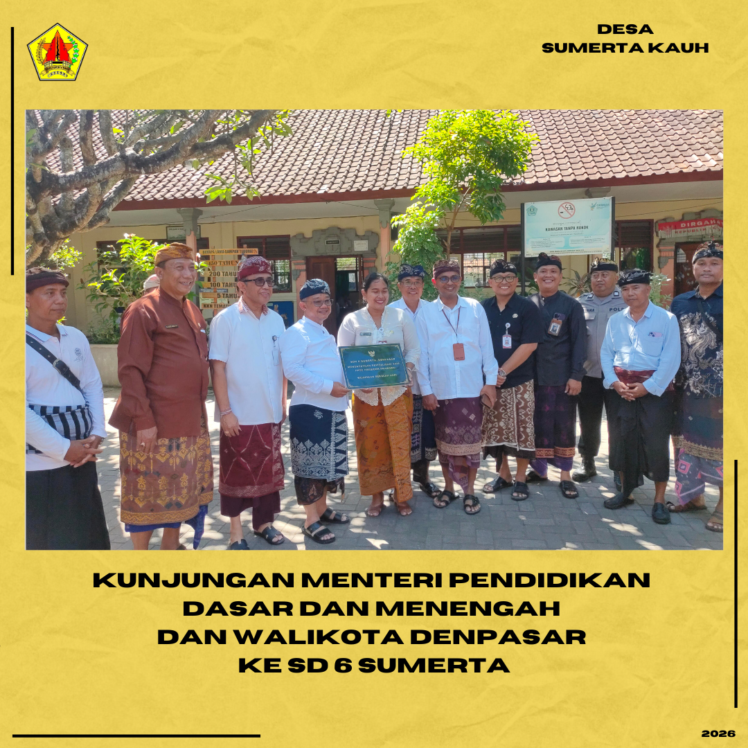 Kunjungan Menteri Pendidikan Dasar Dan Menengah Dan Walikota Denpasar Ke Sd 6 Sumerta 