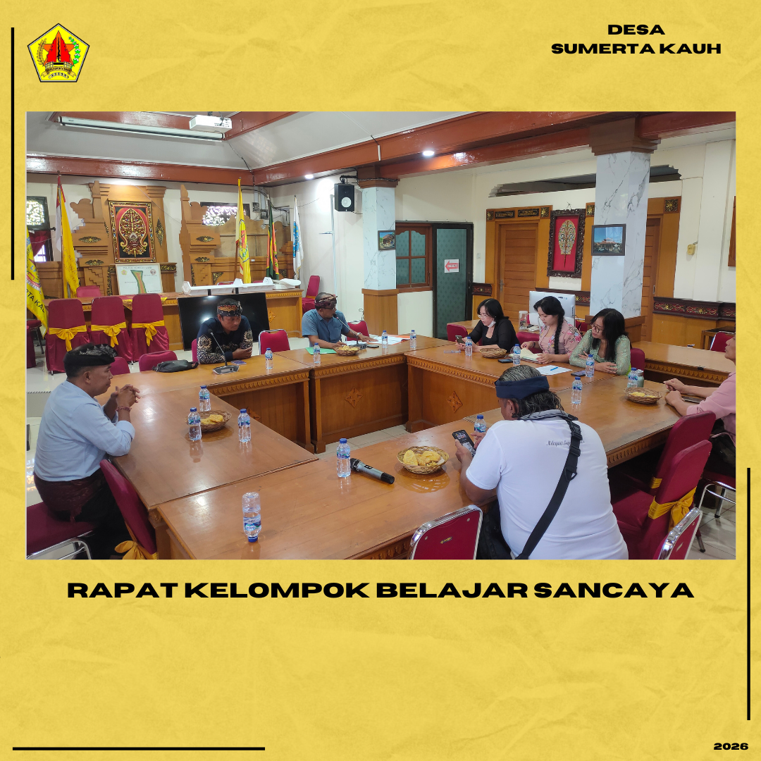 Rapat Kelompok Belajar Sancaya 