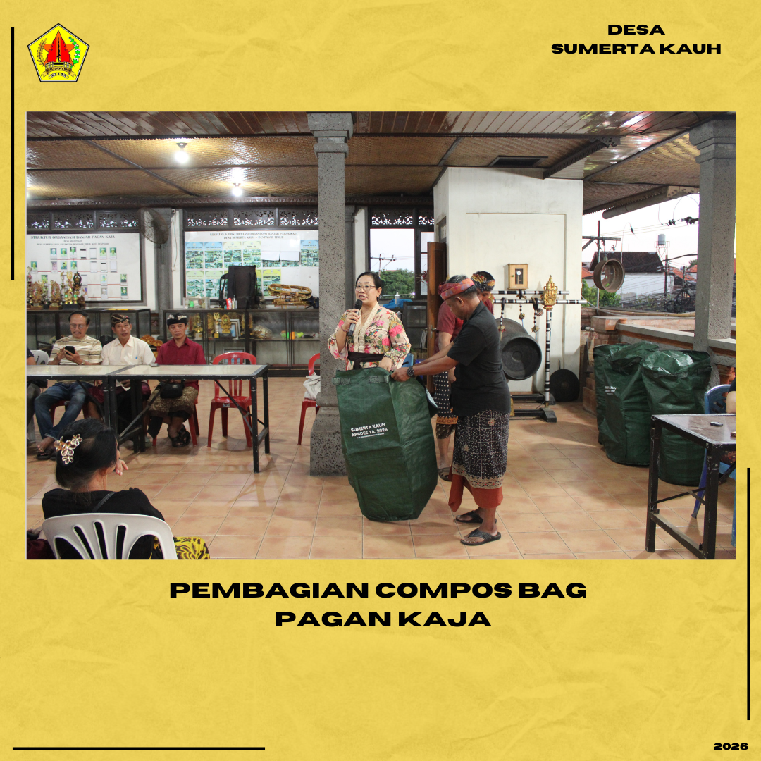 Sosialisasi Dan Pembagian Compos Bag Banjar Kaja