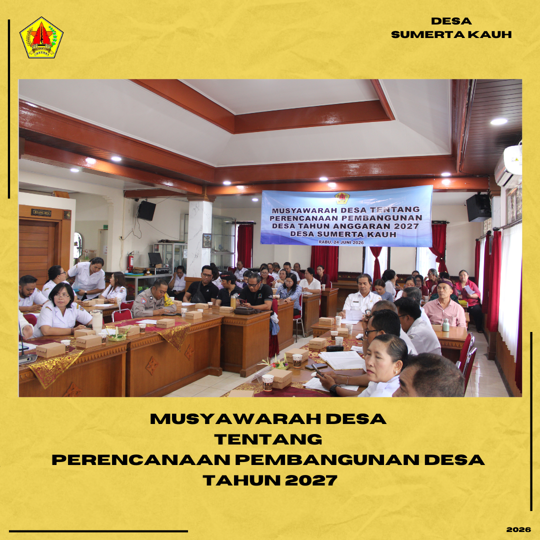 Musyawarah Desa Tentang Perencanaan Pembangunan Desa Tahun 2027
