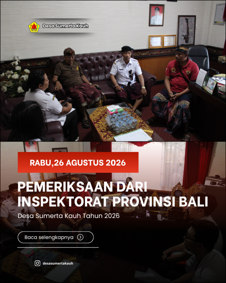 Pemeriksaan Dari Inspektorat Provinsi Bali
